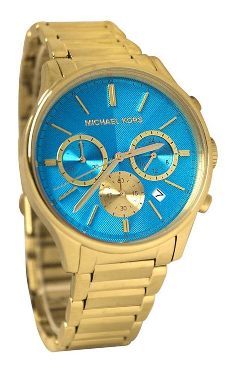 bluetooth michael kors watch|Michael Kors Watch blue face.